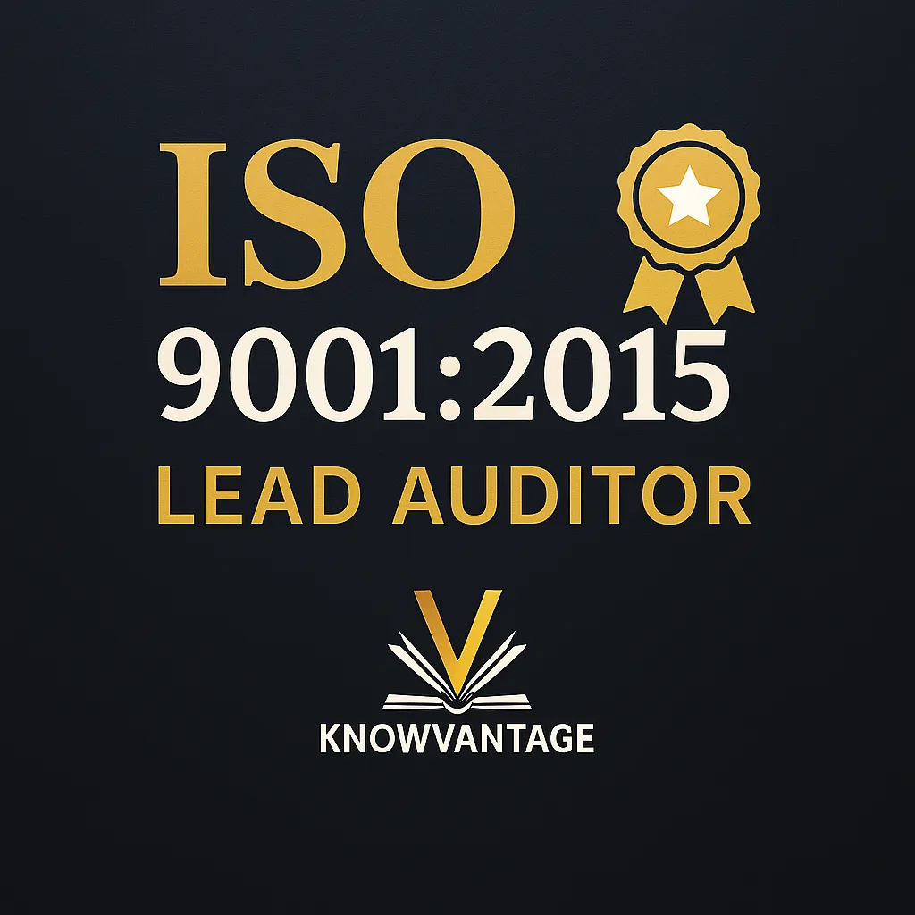 ISO 9001:2015 QMS — Lead Auditor (KnowVantage)